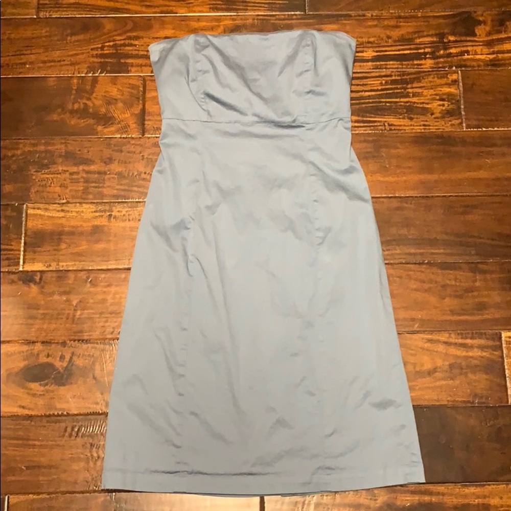 Gap blue strapless summer dress